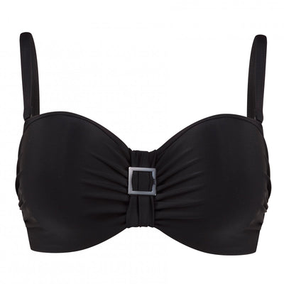 PANACHE SW0883BLK ANYA BANDEAU BIKINI TOP